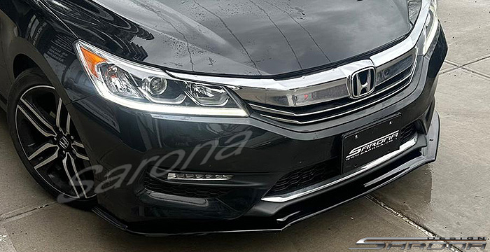 Custom Honda Accord  Sedan Front Lip/Splitter (2016 - 2017) - $299.00 (Part #HD-030-FA)